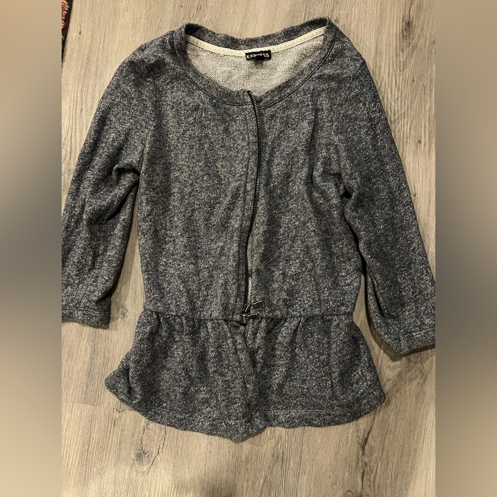 Express peplum sweatshirt - Picture 2 of 2